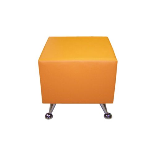 Пуф Геометрия на хромированных ножках Квадрат