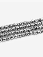 гшо3-с Гематит шар огранка 3мм, цвет серебро 19см