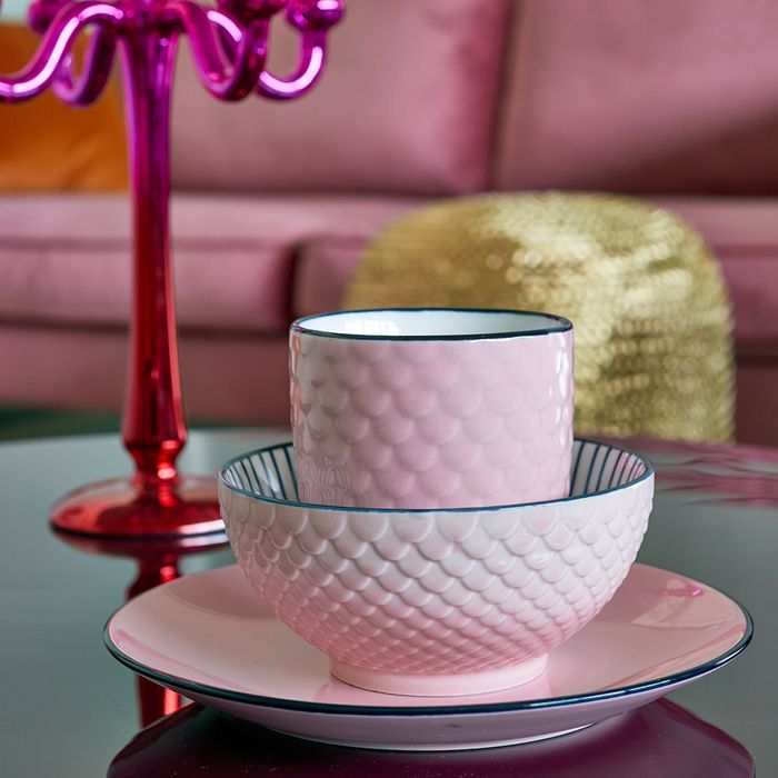 Десертная тарелка Pols Potten Plate pink