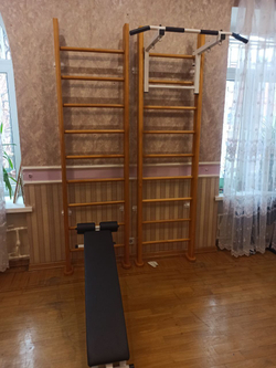 Монтаж шведской стенки Sv Sport в бетонные, кирпичные стены