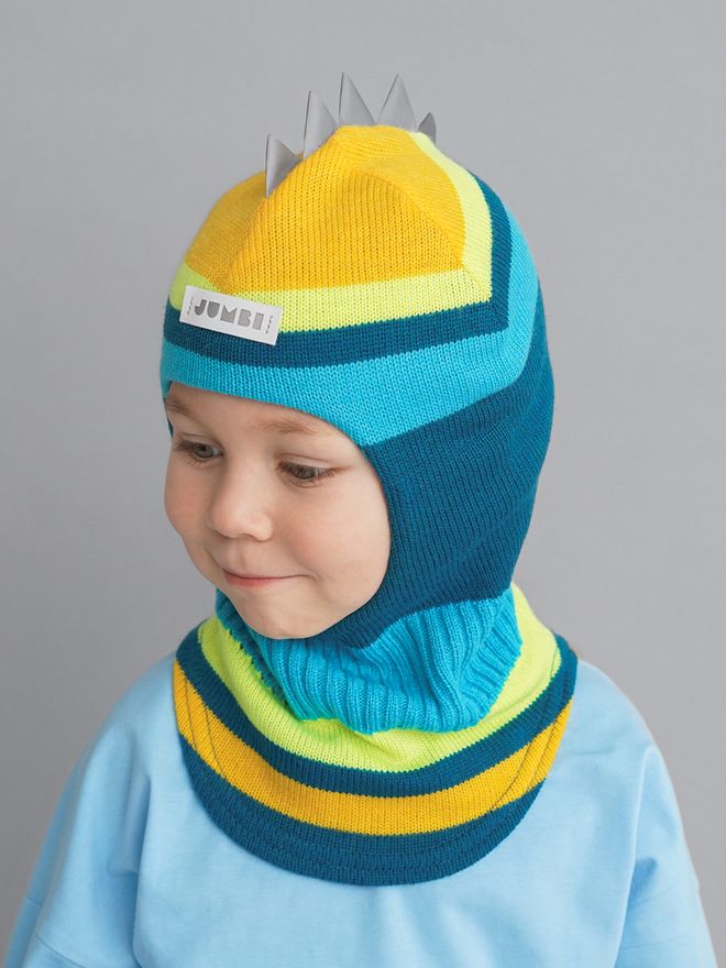 Шлем весенний/осенний вязаный (Галактика) ОРЕО