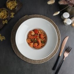 Тарелка глубокая 400 мл d 23 см h9,2 см для пасты   Noble [1]