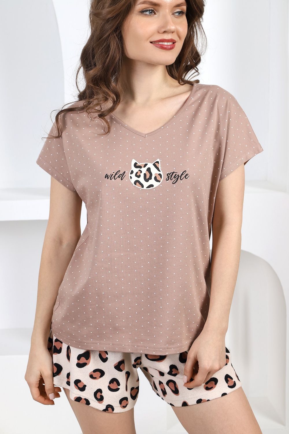 Пижама Барс-2 Виотекс КАПУЧИНО