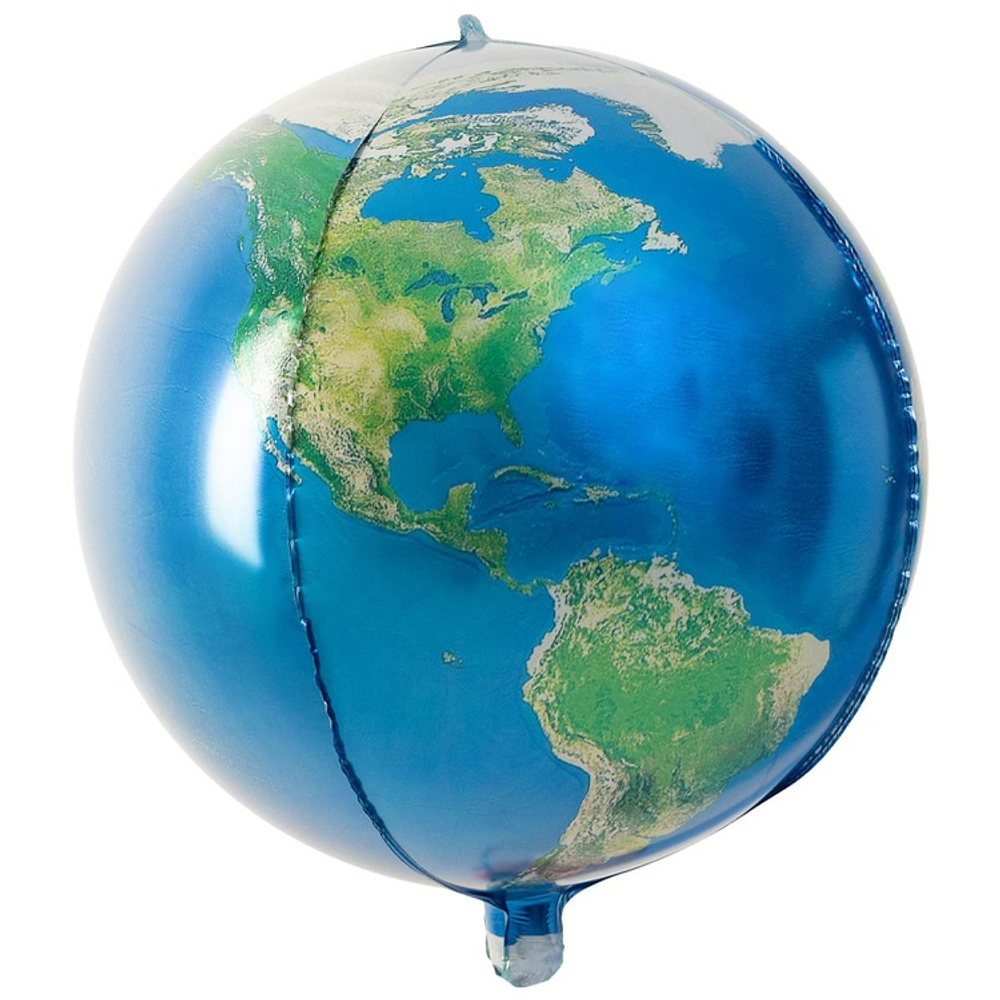 Шар Фольгированный Планета Земля Глобус 3D (Ассорти)
