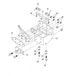 Фаркоп Westfalia 335359600001 Toyota Land Cruiser 200 2007-, Lexus LX570 2007-(паспорт и сертификат в комплекте)(без электрики)