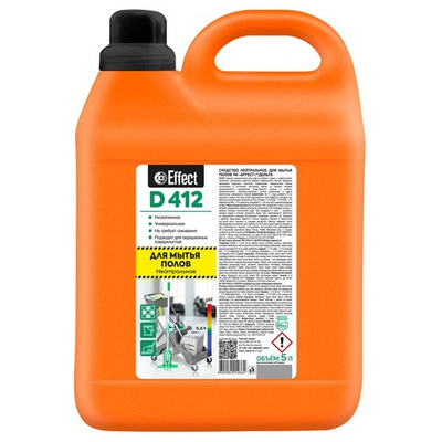 Профессиональное моющее средство нейтральное для мытья полов Effect Delta 412 5 л