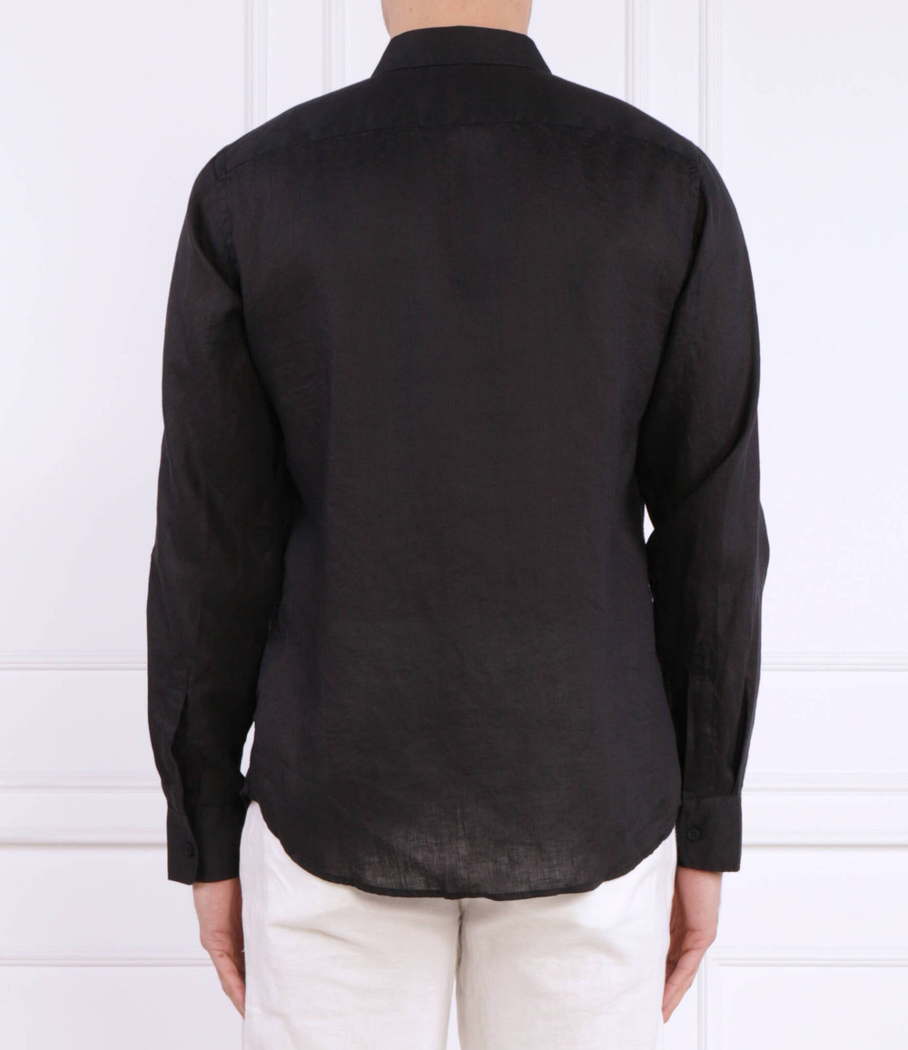 Льняная рубашка LS ISLAND GUESS - черный(M2YH44 WERX0)