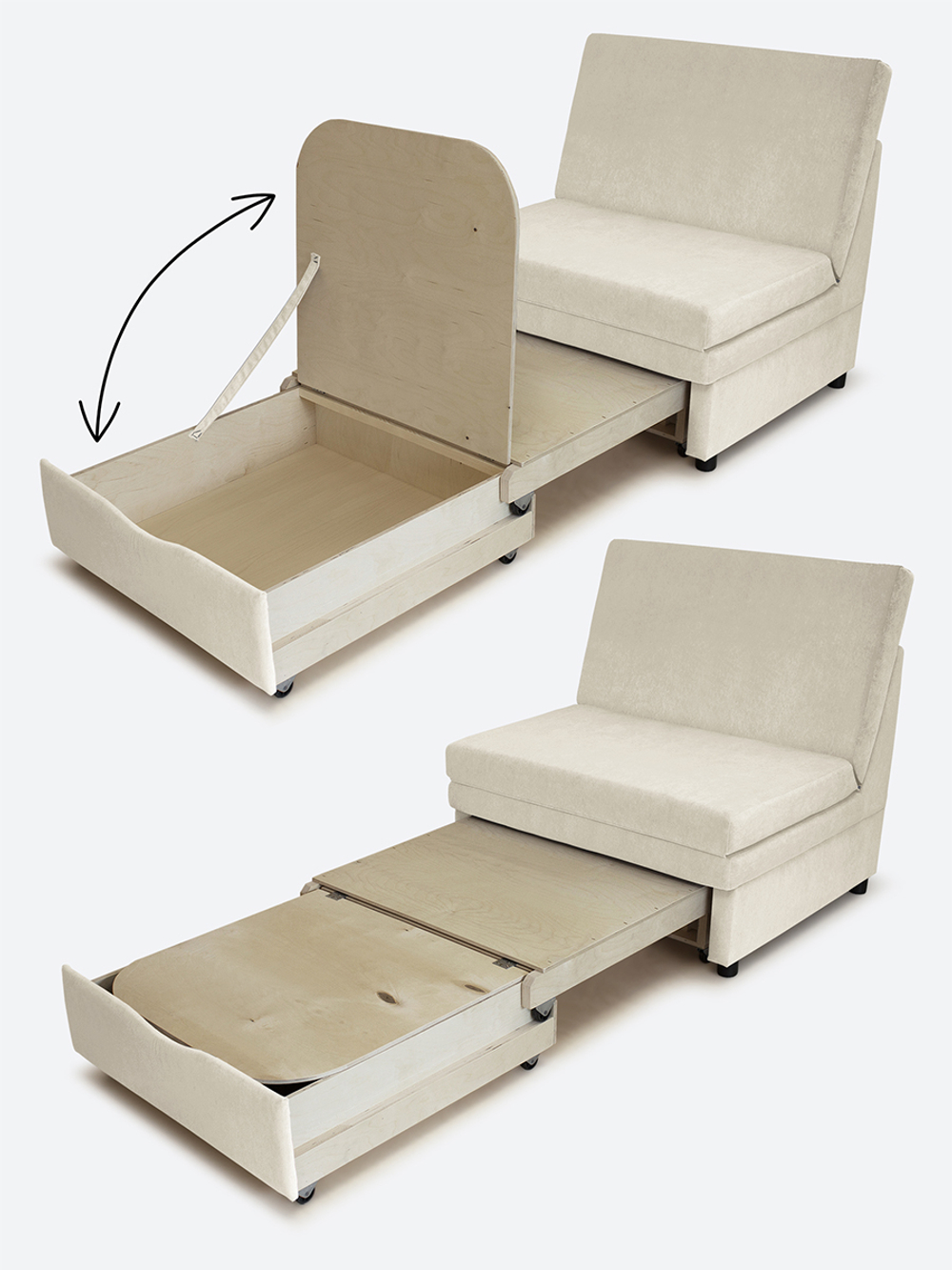 Кресло-кровать "Экономик" 90 см