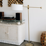 Floor design lamp Faustina Adjustable by Lulu and Georgia