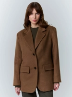 Полупальто из шерсти альпаки