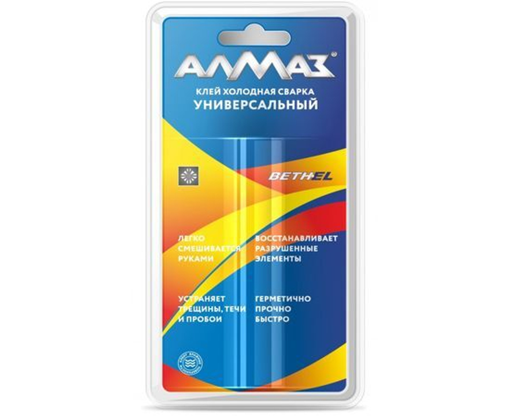 Клей Алмаз Батарея 58гр, BL (холодная сварка), арт.АZ-0139