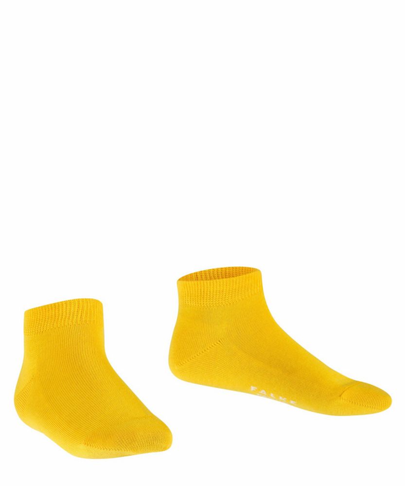 Ярко-желтые летние носки FALKE Family