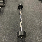 Набор изогнутых обрезиненных штанг (шаг 5 кг, 5 шт) PROFI-FIT 35-55 кг