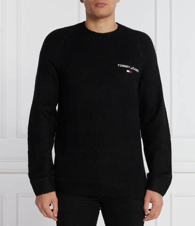 Свитер RAGLAN Tommy Jeans - черный(DM0DM17756)