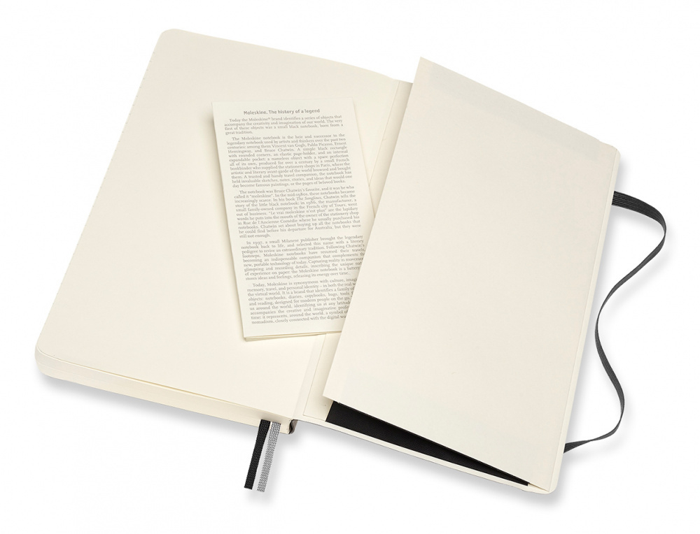 Блокнот Moleskine Classic Soft Expended (QP616EXP) 13х21см 400стр. в линейку, мягкая обложка, черный