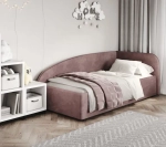 Кровать Элис 90х200 Терракотовый Правый Угол