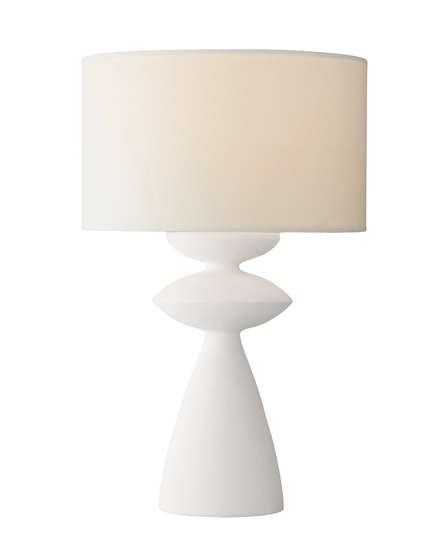 Белая настольная лампа “Анза”