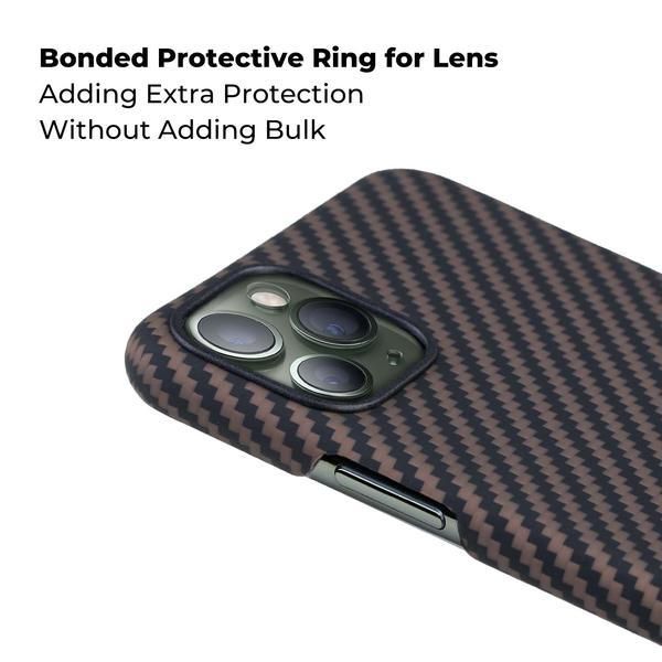 Чехол Pitaka MagEZ Case для Apple iPhone 11 Pro (Black/Rose Gold Twill)