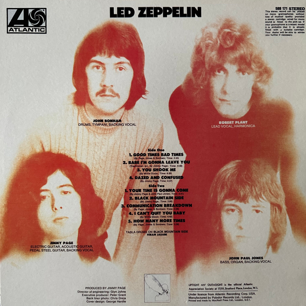 Led Zeppelin- Led Zeppelin (Европа)