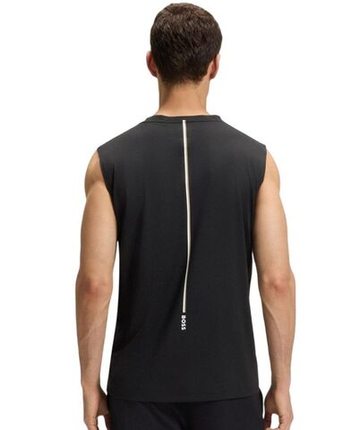 Мужская теннисная футболка BOSS Tank TOC - black