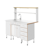 Стол пристенный химический с рабочей поверхностью из ламината