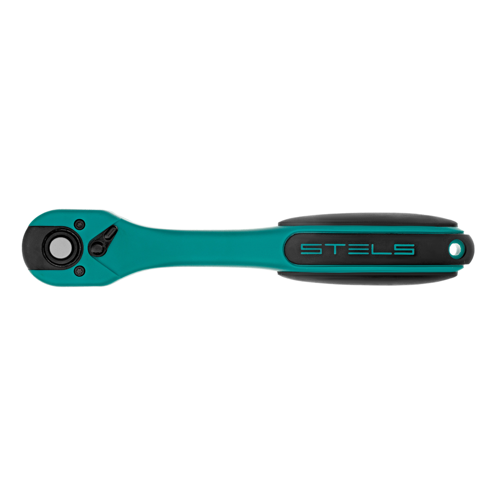 Ключ-трещотка 3/8", CrV, 72 зуба, с быстрым сбросом Stels