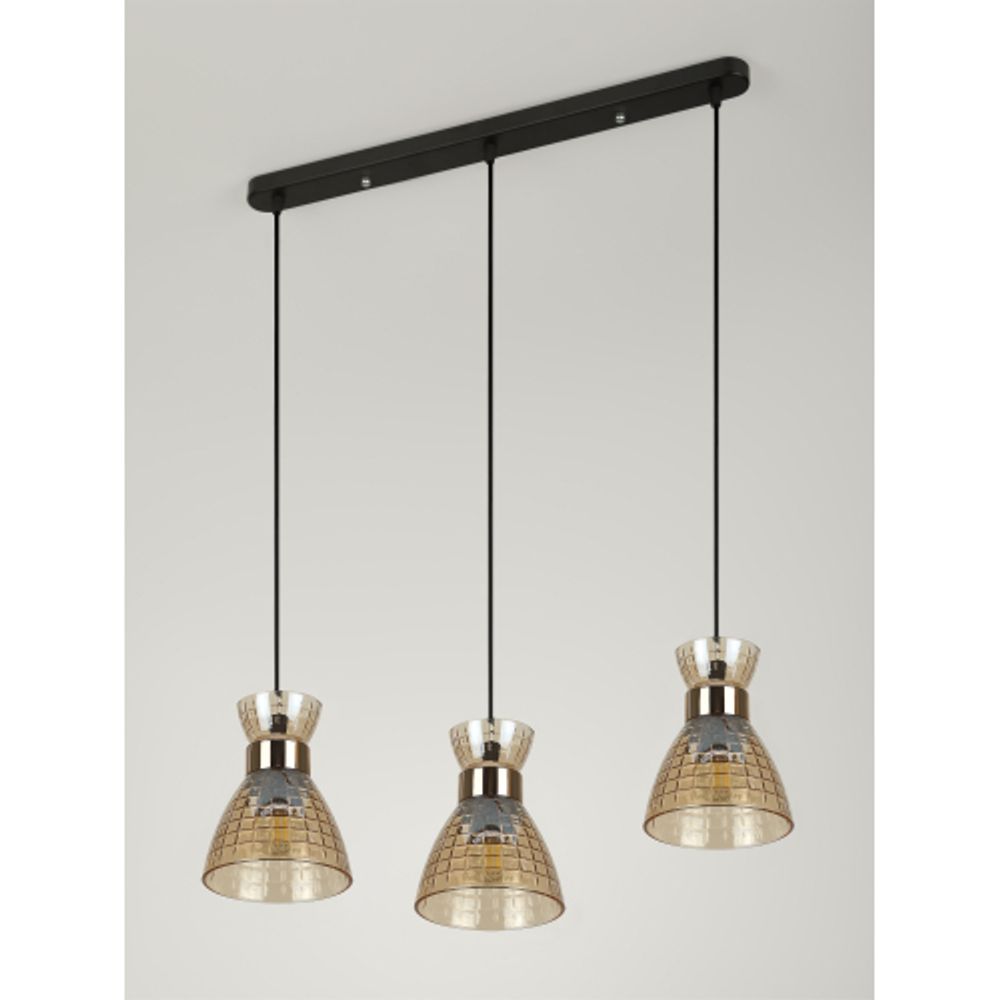 Светильник подвесной (подвес) Rivoli Iris 9186-203 3хЕ27 60 Вт модерн | Rivoli