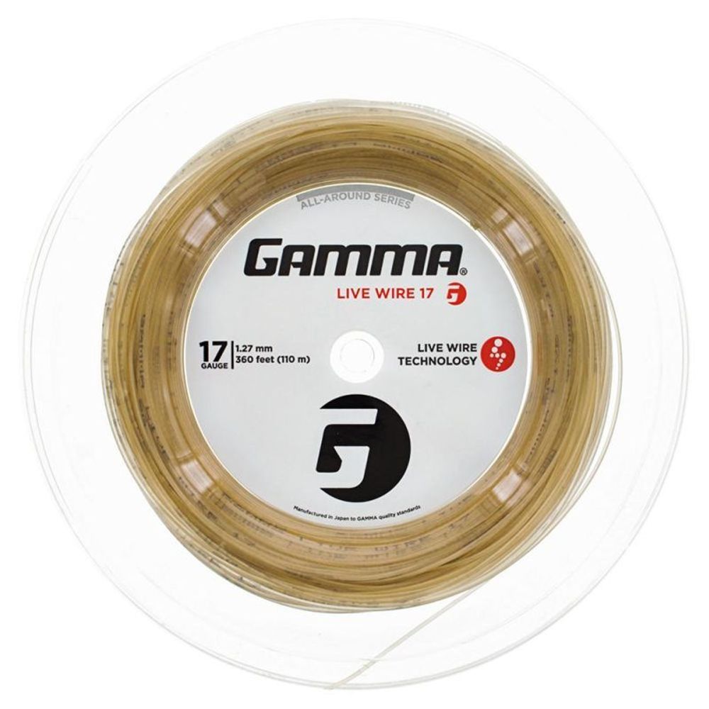 Теннисные струны Gamma Live Wire Revelation (110 m)