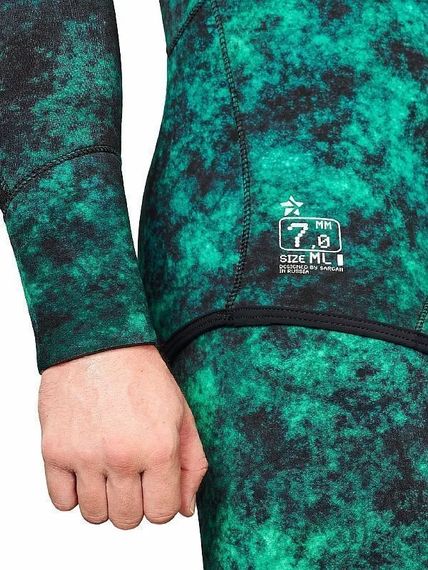 Гидрокостюм Sargan Миметик Сивуч Про камуфляж GalaxyAPE/08 9 мм