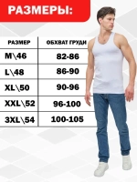 майка бельевая комплект из 2 штук борцовка базовая