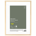 Рамка 30х40 см небьющаяся аналог IKEA багет 12 мм дерево BRAUBERG "Woodray" цвет натуральный (3 штуки в упаковке)