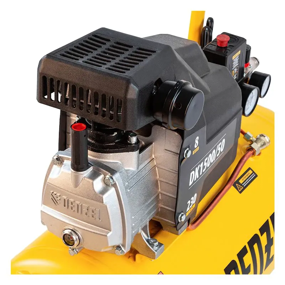 DENZEL X-PRO DK1500/50 компрессор воздушный 1.5 квт, 230 л/мин, 50 л 58064