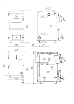 Отопительный котел Куппер ОК-9 (2.0) + Газовая горелка АГГ-13 К