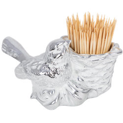 Держатель для зубочисток Птичка Терра Белый