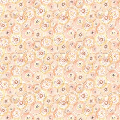 Ванильная жвачка / Акварельные прозрачные кружочки