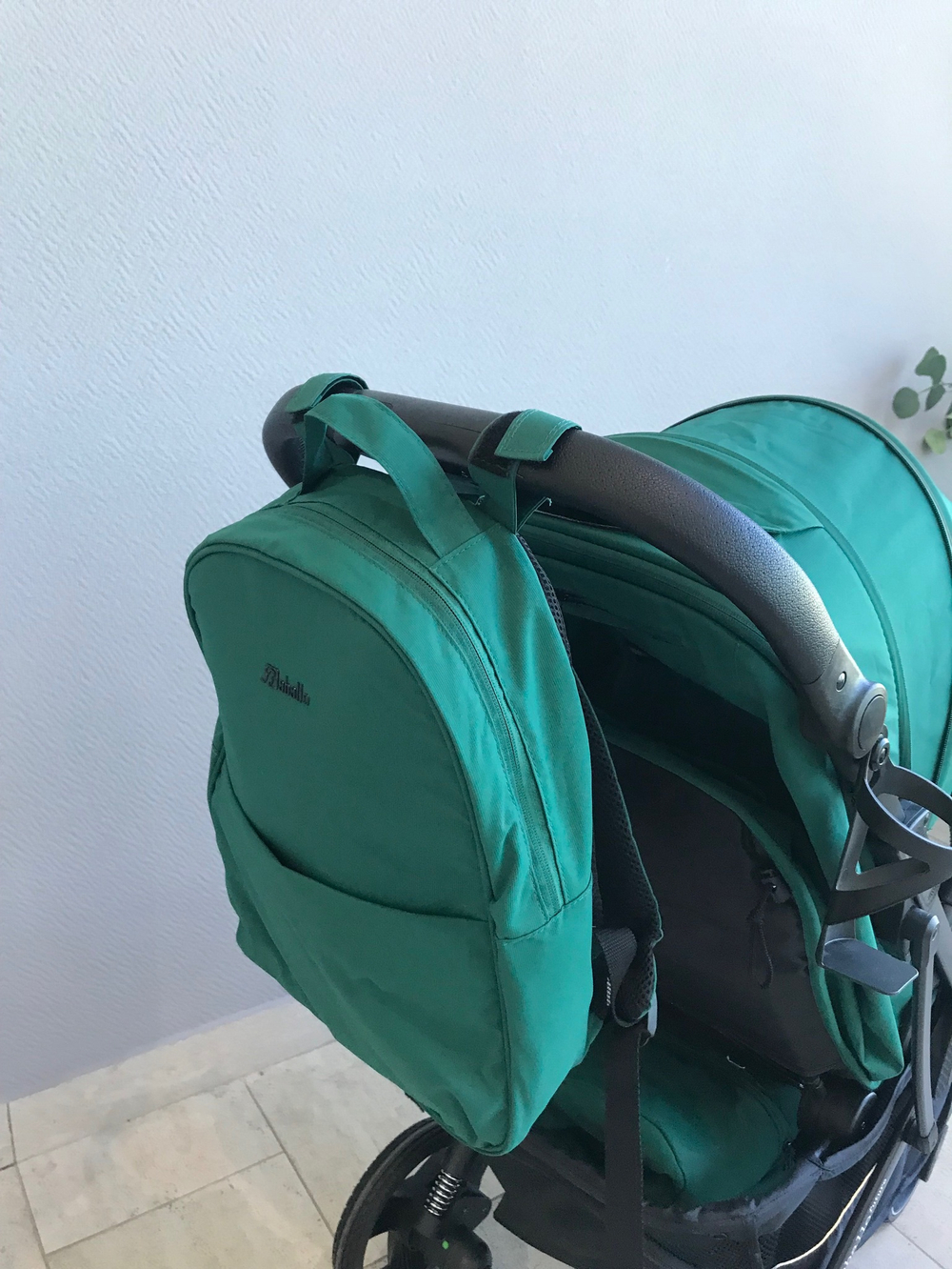 Коляска прогулочная Babalo 2024 Изумрудный текстиль на черной раме