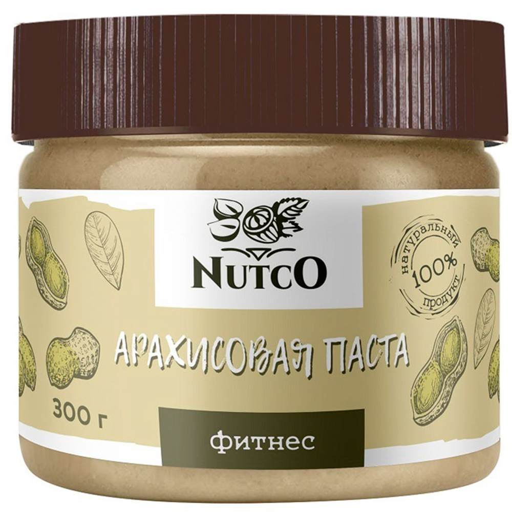 Nutco Арахисовая Паста Фитнес (300 гр.)