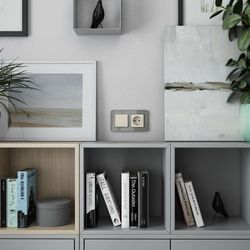 Розетка с заземлением и со шторками, без рамки Werkel айвори матовый W1171162