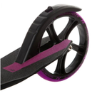 Самокат для детей NOVATRACK DEFT PRO, 230/200 мм, ручной тормоз,  фиолетовый