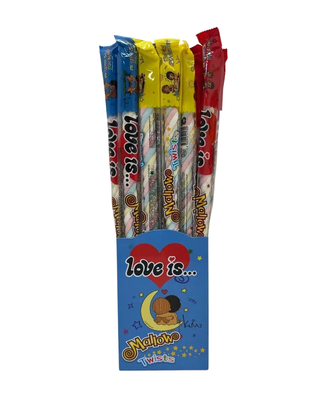 Маршмеллоу , зефирная косичка с фруктовым вкусом, 24шт