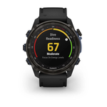 Умные часы Garmin Descent Mk3i титановый DLC серо-карбонового цвета/черный ремешок 51 мм 010-02752-11