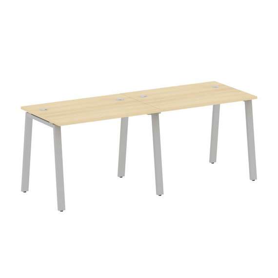 Метал Систем Рабочая станция на 2 места на А-образном м/к БА.СМ-2.1