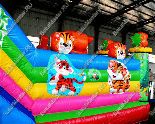 Коммерческий надувной батут "Тигриная страна мини"