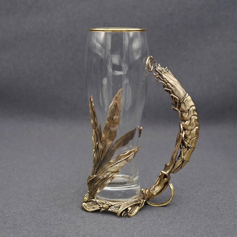 Бокал для пива подарочный "Креветка"