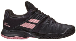 Женские Кроссовки теннисные Babolat Propulse Fury AC Women - black/geranium pink