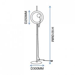 Торшер Imperiumloft MARGOTT Orange margott-fl01