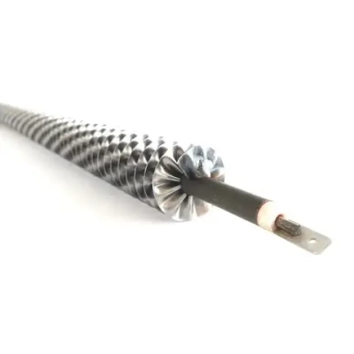 Оребренный нагревательный элемент ТЭН 60/0,75 220В из нержавеющей стали AISI 304