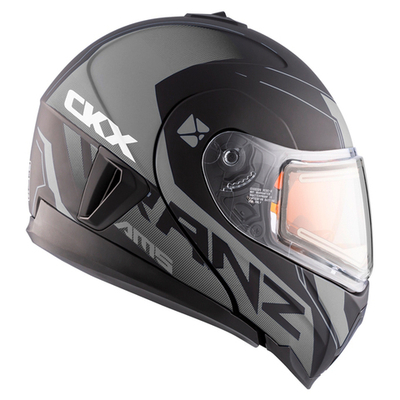 Шлем CKX TRANZ 1,5 Ams DL+EDL Caliber Matt grey XS