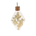 Елочное украшение в форме ромба стекло  в ассортименте 8*3*13.4 см