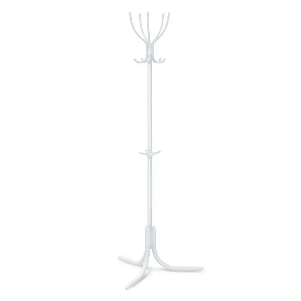Вешалка напольная 600*600*1800мм (5 крючков) Матовый белый ВК5/МБ